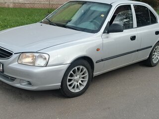 2008 Hyundai Accent ТагАЗ II, серебристый, 365000 рублей, вид 2
