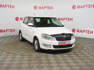 2012 Skoda Fabia II Рестайлинг, белый, 737000 рублей, вид 3