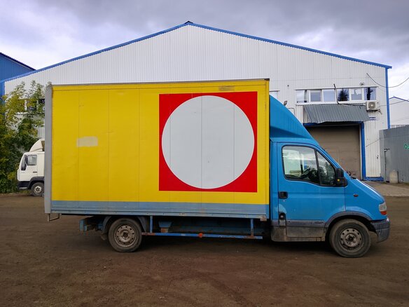 2000 Renault Master, синий, 635000 рублей - вид 1