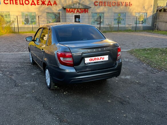 2020 Lada (ВАЗ) Granta I Рестайлинг, серый, 475000 рублей - вид 5
