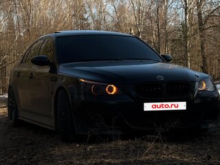 2005 BMW 5 серии 535d V (E60/E61), чёрный, 1300000 рублей, вид 3
