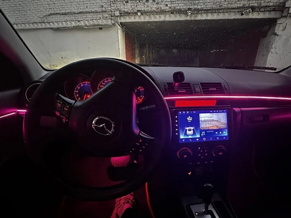 2008 Mazda 3 4-speed I (BK) Рестайлинг, чёрный, 510000 рублей - вид 4