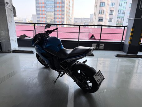 2010 Kawasaki ER-6F (Ninja 650R), синий, 420000 рублей, вид 5