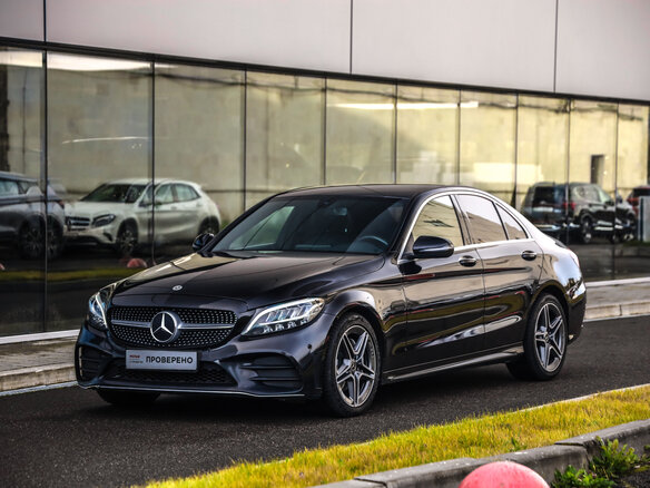 2018 Mercedes-Benz C-Класс 180 IV (W205) Рестайлинг, чёрный, 2703757 рублей - вид 2