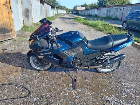 2008 Kawasaki ZZR 1400, синий, 550000 рублей, вид 2