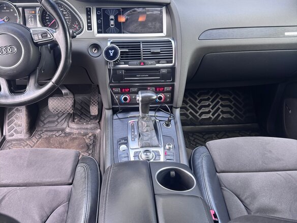 2012 Audi Q7 I (4L) Рестайлинг, синий, 1900000 рублей - вид 10