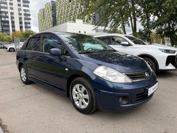 2012 Nissan Tiida I Рестайлинг, синий - вид 2