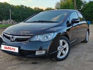 2007 Honda Civic VIII, чёрный, 592000 рублей, вид 2
