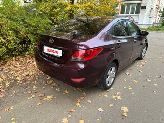 2011 Hyundai Solaris I, фиолетовый, 680000 рублей, вид 3