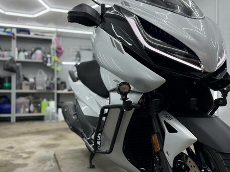 2024 Zontes ZT350E, серебристый, 404990 рублей, вид 3
