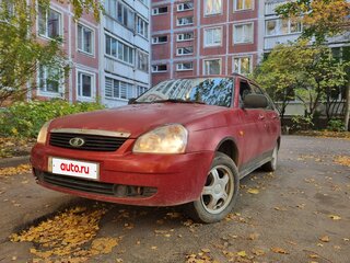 2009 Lada (ВАЗ) Priora I, красный, 165000 рублей, вид 1