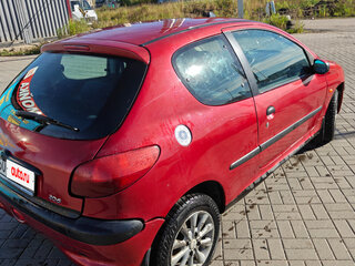 2002 Peugeot 206, красный, 160000 рублей, вид 3