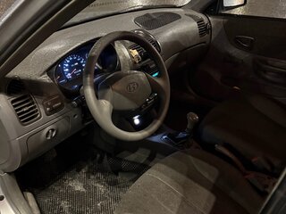 2007 Hyundai Accent ТагАЗ II, серебристый, 270000 рублей, вид 5