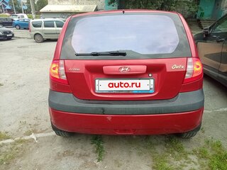 2008 Hyundai Getz I Рестайлинг, красный, 470000 рублей, вид 4