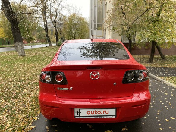2007 Mazda 3 I (BK) Рестайлинг, красный - вид 8