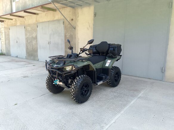 2023 CFMoto CFORCE 400L EPS, зелёный, 1000000 рублей - вид 4
