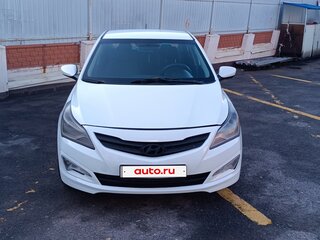 2014 Hyundai Solaris I Рестайлинг, белый, 510000 рублей, вид 1