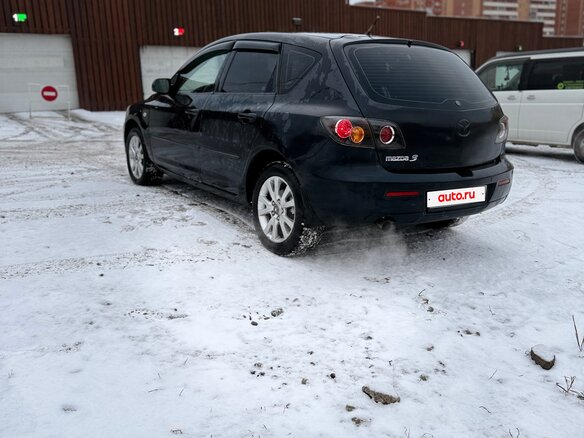 2007 Mazda 3 I (BK) Рестайлинг, чёрный, 460000 рублей - вид 4