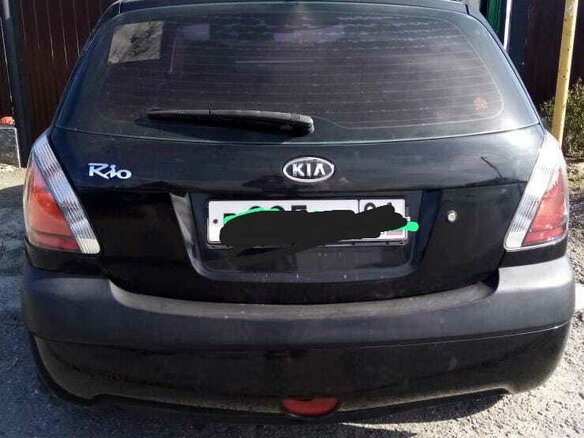 2006 Kia Rio II, чёрный, 400000 рублей - вид 4