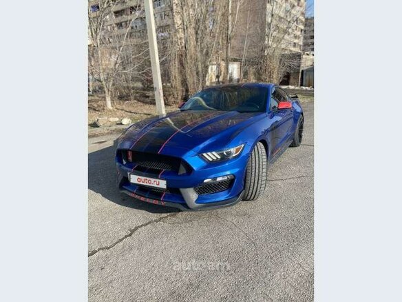 2017 Ford Mustang VI, синий - вид 1