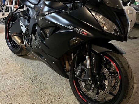 2016 Kawasaki ZX-6 Ninja, чёрный, 650000 рублей, вид 1