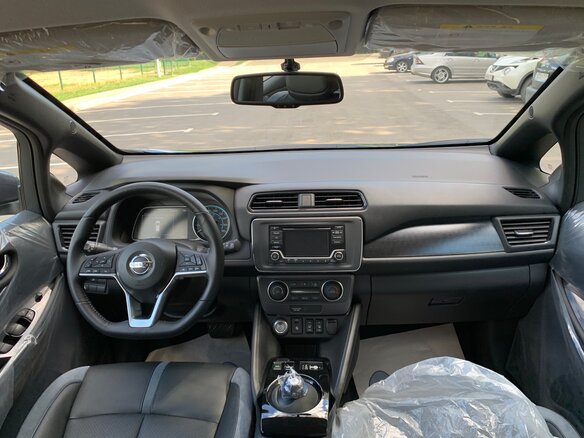 2019 Nissan Leaf II (ZE1), серый - вид 9