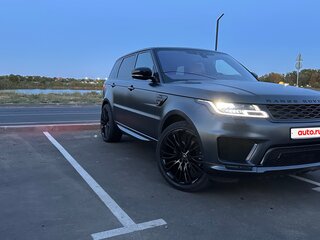 2020 Land Rover Range Rover Sport II Рестайлинг, чёрный, 5900000 рублей, вид 4
