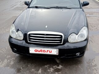 2006 Hyundai Sonata ТагАЗ IV (EF) Рестайлинг, чёрный, 550000 рублей, вид 2