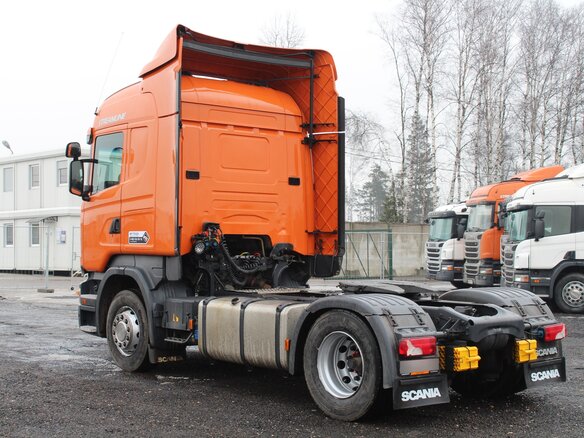 2017 Scania R-Series, оранжевый - вид 4