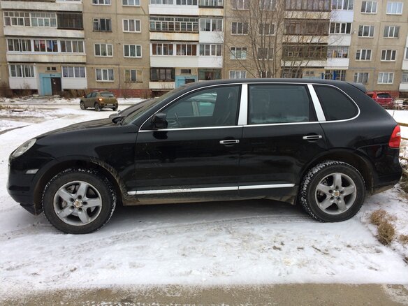 2007 Porsche Cayenne S I Рестайлинг (957), зелёный, 1500000 рублей - вид 1