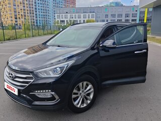 2017 Hyundai Santa Fe III Рестайлинг, чёрный, 1800000 рублей, вид 1
