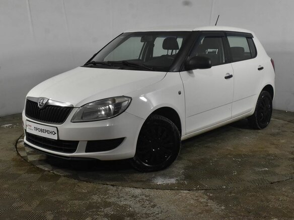 2013 Skoda Fabia II Рестайлинг, белый