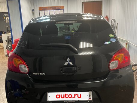 2012 Mitsubishi Mirage VI, чёрный, 650000 рублей, вид 4