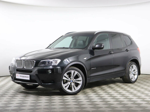 2013 BMW X3 30d xDrive II (F25), чёрный