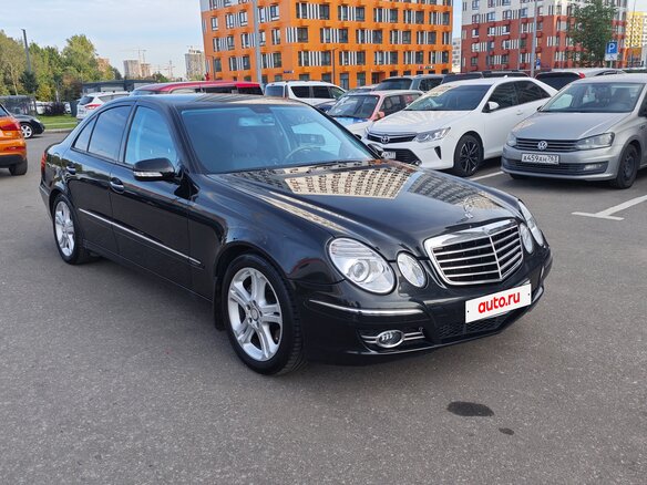 2006 Mercedes-Benz E-Класс 200 III (W211, S211), чёрный, 1300000 рублей - вид 1