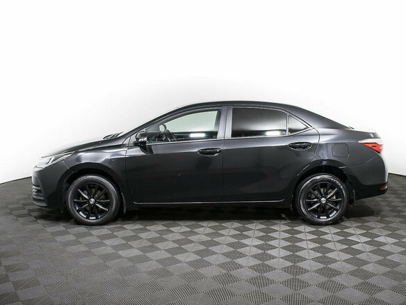 2016 Toyota Corolla XI (E160, E170, E180) Рестайлинг 1, чёрный - вид 7