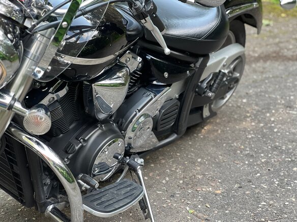 2008 Yamaha XVS1300, чёрный, 950000 рублей - вид 9