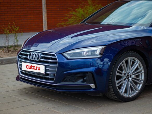 2019 Audi A5 II (F5), синий, 3500000 рублей - вид 4