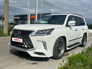 2013 Lexus LX 570 III Рестайлинг, белый, 4850000 рублей, вид 1