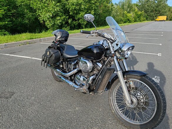 2002 Honda Shadow 750, чёрный, 430000 рублей - вид 7