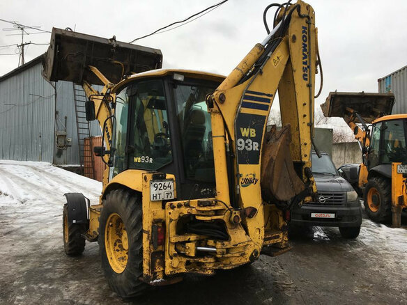 2008 Komatsu WB93R-5, жёлтый - вид 1