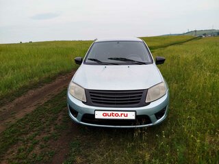 2015 Lada (ВАЗ) Granta I, голубой, 325000 рублей, вид 2