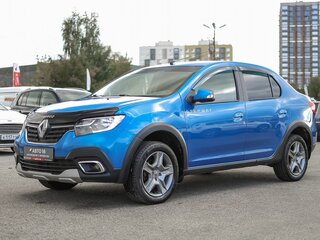 2019 Renault Logan Stepway II Рестайлинг, синий, 1089000 рублей, вид 2