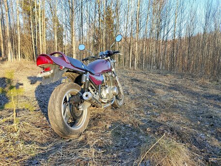 1995 Kawasaki ZR 750 Zephyr, фиолетовый, 199000 рублей, вид 2