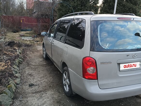 2002 Mazda MPV II (LW), серый, 700000 рублей - вид 6