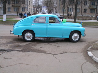 1956 ГАЗ М-20 «Победа», голубой, 2000000 рублей, вид 2