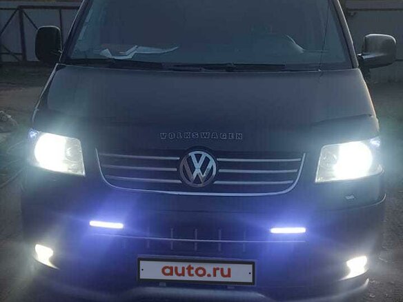 2007 Volkswagen Multivan T5, чёрный - вид 1