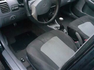 2008 Hyundai Accent ТагАЗ II, чёрный, 457000 рублей, вид 4