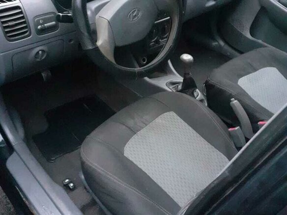 2008 Hyundai Accent ТагАЗ II, чёрный, 457000 рублей - вид 3