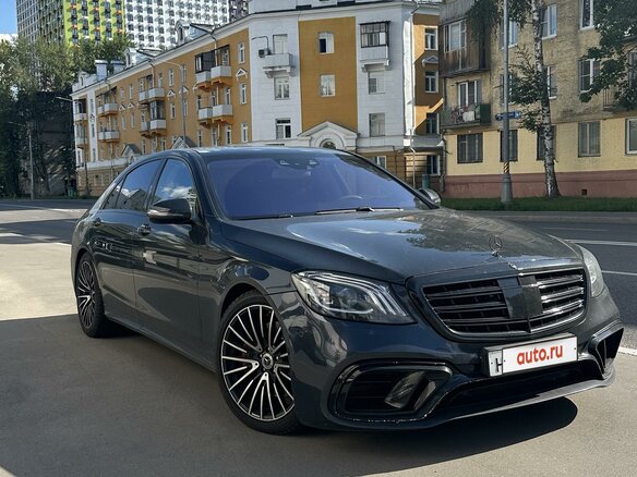 2013 Mercedes-Benz S-Класс 500 Long VI (W222, C217), чёрный, 4500000 рублей - вид 6